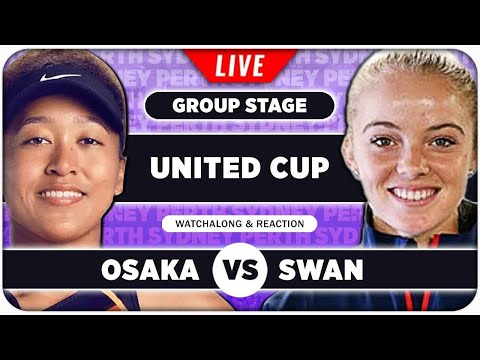 RADUCANU vs OSAKA • United Cup 2026 • LIVE Tennis Watchalong
