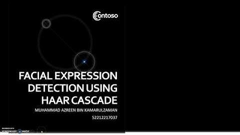 Facial Expression Detection Using Haar Cascade