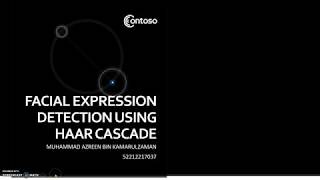 Facial Expression Detection Using Haar Cascade