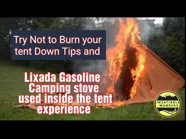 Lixada Gasoline Stove Quick Look Demo #camping stove inside the Naturehike  Opalus 2 tent. - YouTube