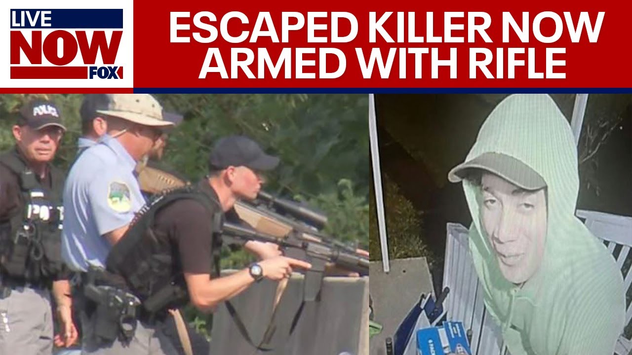 ⁣Pennsylvania Manhunt: Escaped killer steals rifle, homeowner fires shots | LiveNOW from FOX