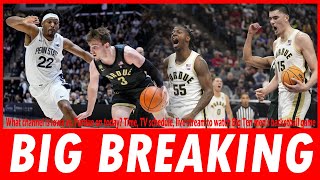 What channel is Iowa vs  Purdue on today Time, TV schedule, live stream to watch Big Ten men's baske
