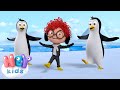 Dansul Pinguinului 🐧 Cantece si dansuri pentru copii | HeyKids