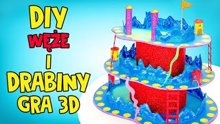 Jak zrobić grę Węże i drabiny 3D 🐍✂️🎲 #diy #kartonowe rękodzieło screenshot 3