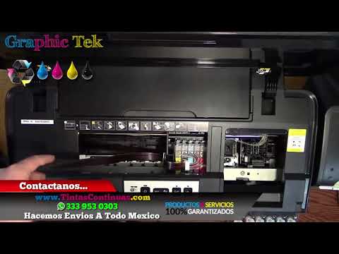 Como Instalar Tinta Continua Graphic Tek En Epson Artisan 1430 Cartuchos Epson 79 T0791 T0796