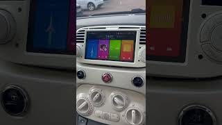 Match Highlights 2010 Fiat 500 Android head unit and reverse camera retrofit