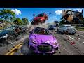 BeamNG Drive Traffic Car Crashes #01 | Incredible Crash Moments [4K]