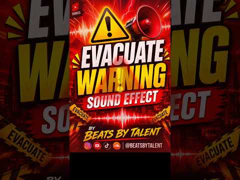 Evacuate Warning - Sound Effect #soundeffects #soundeffect #evacuate #evacuationalert #warning