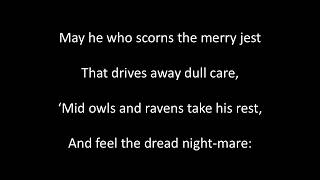 May He Who Wears a Sulky Face instr @AlanThompsonsSongsofBygoneEras