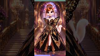 PRINCESS ANGELA ✨ GOLDEN BUTTERFLY OUTFIT 🦋 #ytshorts #mytalkingangela2 #trending #gameplay