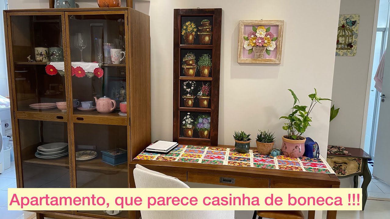 Fiz um tour no apartamento da minha filha, parece casinha de boneca!!
