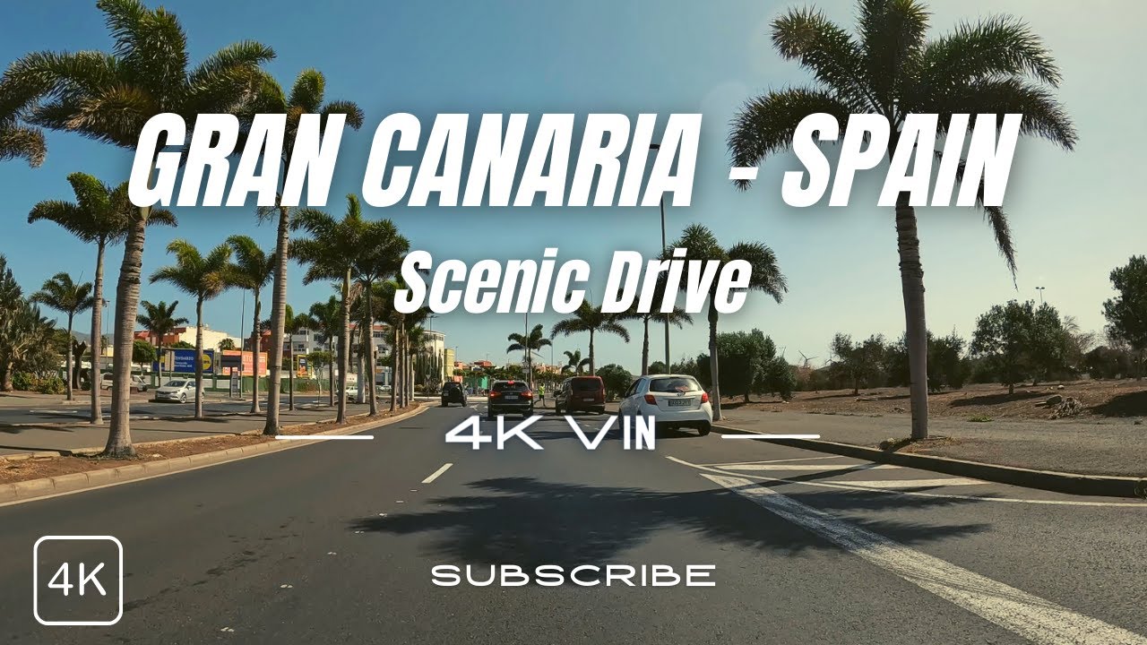 Gran Canaria, Spain | Scenic Drive [4K]