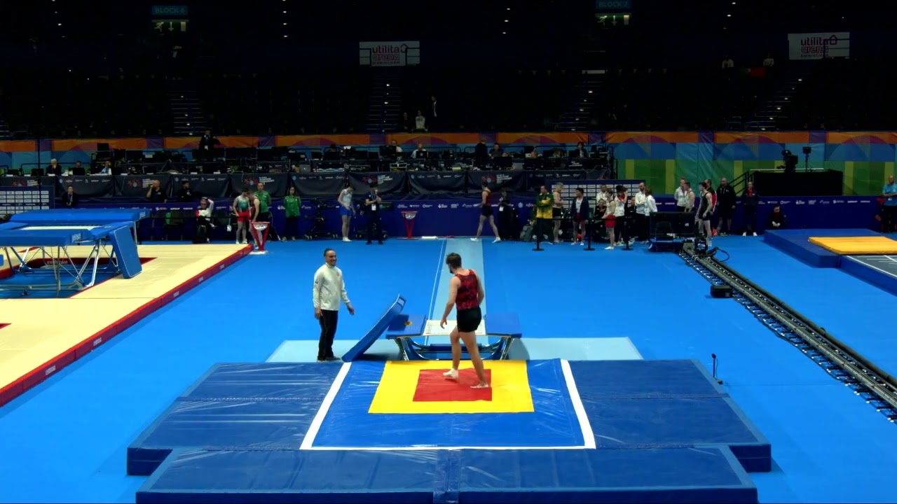 Youtube video: GONZALEZ Santiago (MEX)_M_2023 Trampoline Worlds_Qualification_Double Mini_R1
