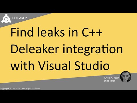 Memory leaks detection in C++