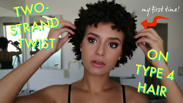 TWISTING MY TYPE 4 HAIR FOR THE FIRST TIME