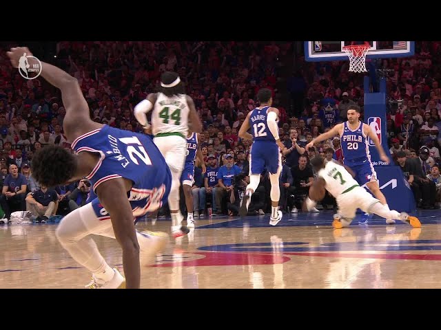 Cheat Code Jaylen Brown Delivers Epic Staredown On Joel Embiid