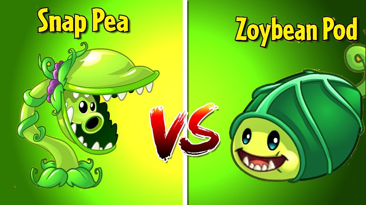 SNAP PEA vs ZOYBEAN POD - Who Will Win? PvZ 2 Plant vs Plant