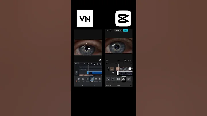 Capcut Vs Vn - Eye Masking