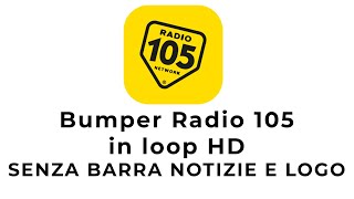 Bumper HD Radio 105 in Loop - SENZA BARRA NOTIZIE E LOGO