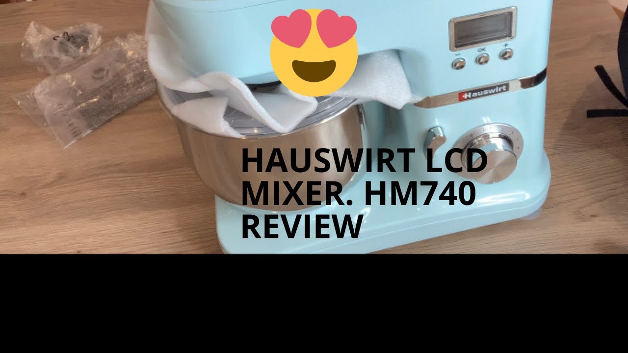 Hauswirt LCD stand mixer HM740 review // Plus 2 recipes // Detailed
