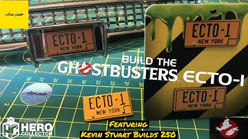 Build the Ghostbusters Ecto-1 - The Mike Lane Magnetic Licence Plates. A 1/8 Scale model car build
