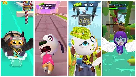 100 Funny Fails Talking Tom Gold Run VS Tom Hero Dash VS Tom Gold Run 2
