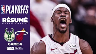 ???? Résumé VF - NBA Playoffs : Milwaukee Bucks @ Miami Heat  - Game 4