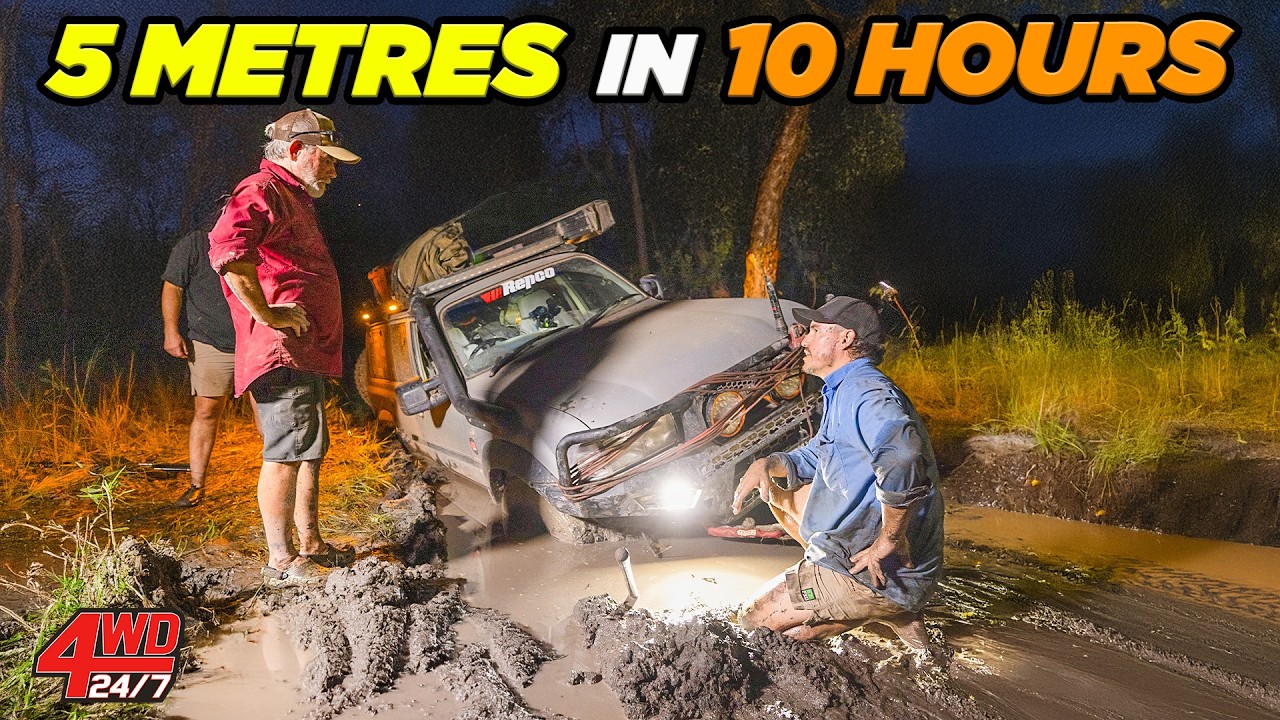 IMPOSSIBLE 400KM CAPE YORK TRACK - Bogged to doors & out of ideas