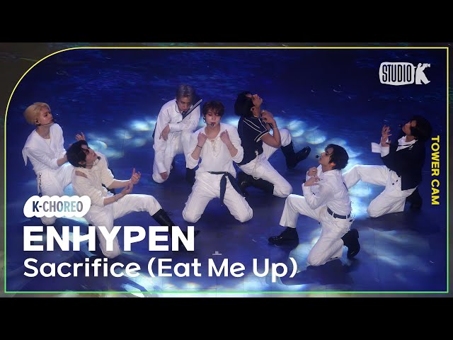 [K-Choreo Tower Cam 4K] 엔하이픈 'Sacrifice (Eat Me Up)' (ENHYPEN Choreography) l @MusicBank KBS 230630 class=