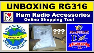 Unboxing : RG316 M17/113 Coaxial Cable Ham Radio Parts Accessories Online Unboxing : RG316 M17/113 Coaxial Cable Ham Radio Parts Accessories Online