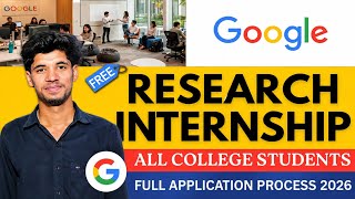 🔥Don't Miss This Paid Internship! Google Student Researcher 2026 | Eligibility, Benefit & Apply Now