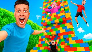 картинка: ПОБЕГ из тюрьмы из LEGO, картона и пенопласта!!