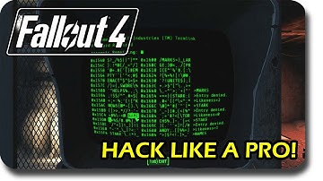 Fallout 4 ► How to Hack like a PRO! (Hacking Tutorial)