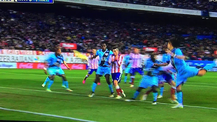 Auto Goal Atletico Madrid 3 - 1 Rayo Vallecano  01/24/2015