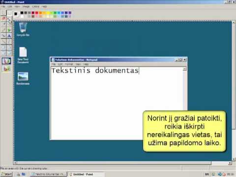 Ekrano nuotraukų (ScreenShot) darymas MS Windows 2008 Server sistemoje