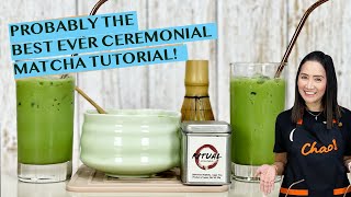 HOW TO PREPARE & SERVE  MATCHA GREEN TEA LATTE IN SPECIALTY MATCHA OR COFFEE SHOPS