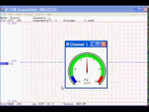 WinDaq Add-on: Angular Gauge Display