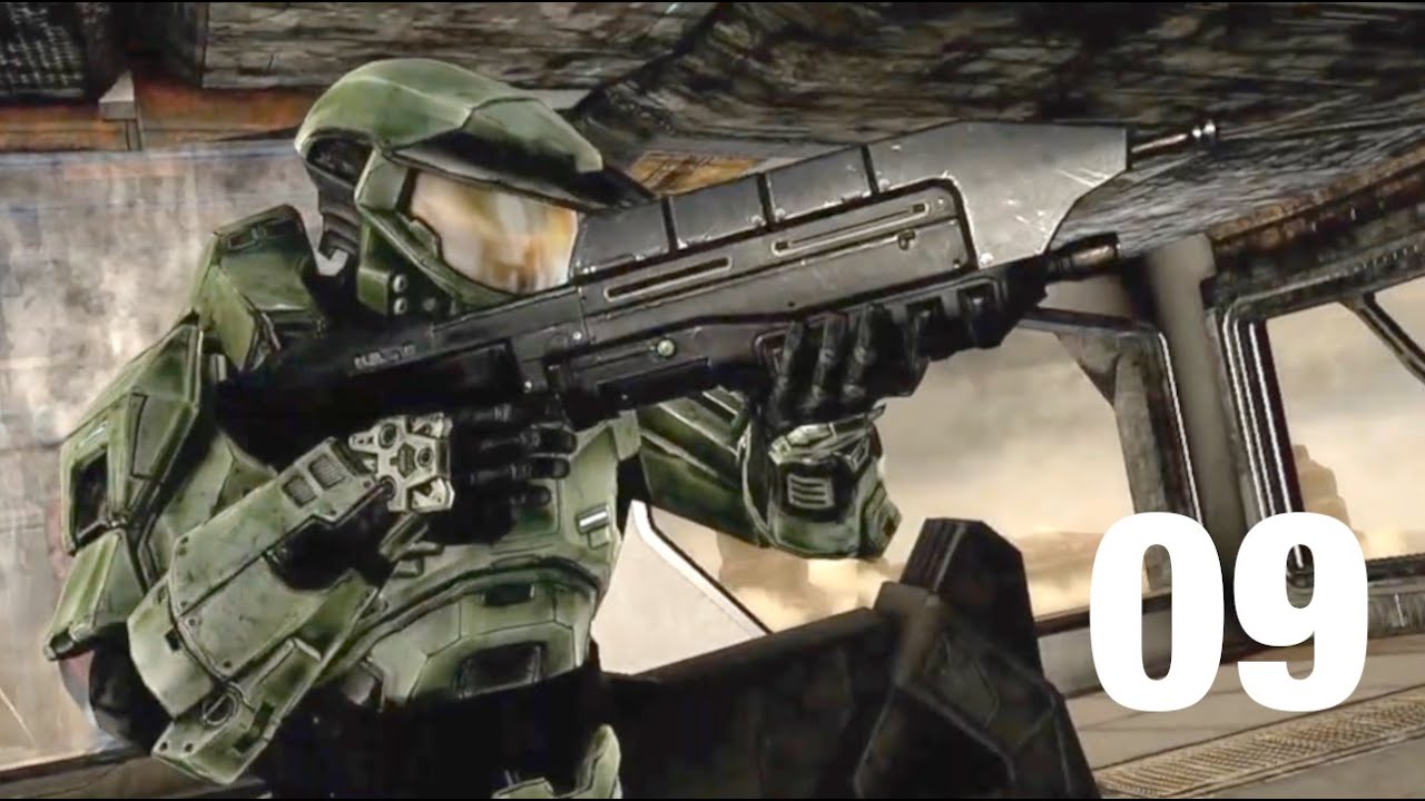 HALO: CE ANNIVERSARY Walkthrough Part 9 | Flooding of enemies - YouTube