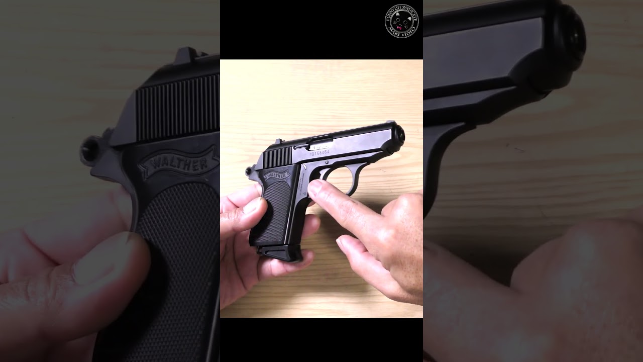 Maruzen's Walther PPK (gas blowback) is amazing! - YouTube
