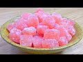 【石頭美食】2分鐘學會把柚子瓤製成軟糖！清香甘甜，好吃不上火！Pomelo sugar