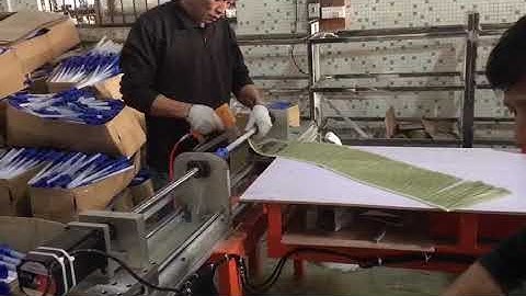 India plastic no dust broom making machine