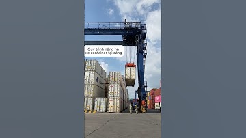 Quy trình nâng hạ xe Container tại cảng #logistics