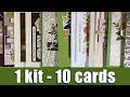 1 kit - 10 cards | SSS November card kit | Giveaway