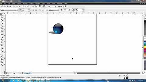 how to use drop shadow, gradient & transparency tool in coreldraw.avi
