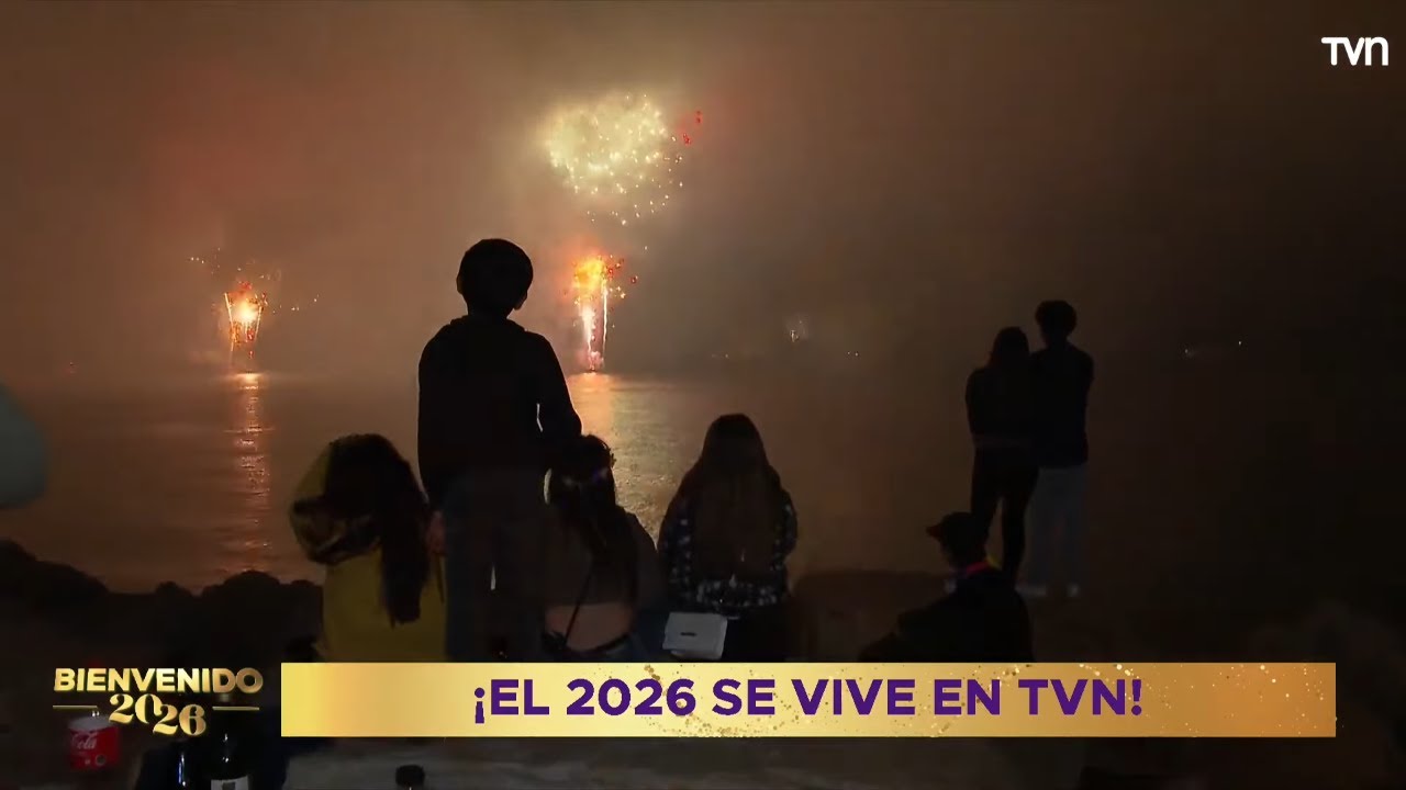 Año Nuevo 2026: Así se vivieron los fuegos artificiales en Valparaíso | 24 Horas TVN Chile