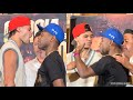 HEATED RYAN GARCIA VS JAVIER FORTUNA ALMOST COME TO BLOWS AFTER HEATED FACE OFF! PROMISE KNOCKOUT!