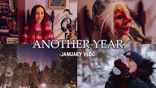 Another Year | January #vlog #dollmaking #finland #winter