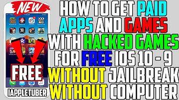 Get PAID Apps + HACKED Games FREE iOS 10 - 10.2 / iOS 9 (NO JAILBREAK NO COMPUTER) iPhone iPad iPod