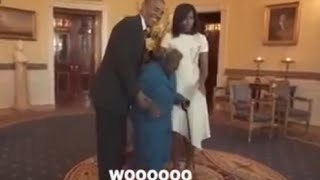 WATCH: 106 Year Old Woman Meets The Obamas