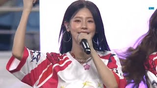 (G)I-DLE performing 'POP/STARS' at Seoul World Cup Stadium